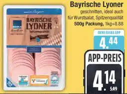 E-Center Edeka Bayrische Lyoner Angebot