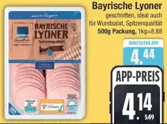 E-Center Edeka Bayrische Lyoner Angebot