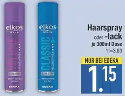 E-Center elkos Haarspray oder -lack Angebot
