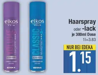 E-Center elkos Haarspray oder -lack Angebot