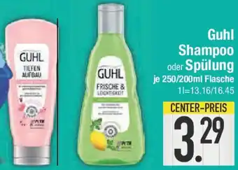 E-Center Guhl Shampoo oder Spülung Angebot