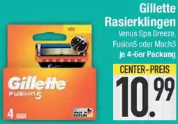 E-Center Gillette Rasierklingen Angebot