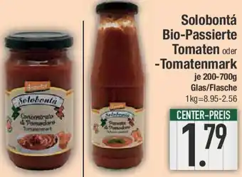 E-Center demeter Solobontá Bio-Passierte Tomaten oder Tomatenmark Angebot