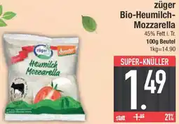 E-Center demeter züger Bio-Heumilch Mozzarella Angebot