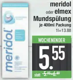 E-Center meridol oder elmex Mundspülung Angebot