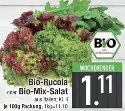 E-Center Bio-Rucola oder Bio-Mix-Salat Angebot