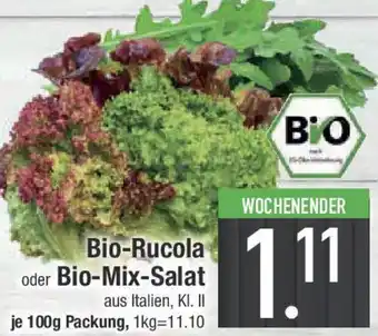 E-Center Bio-Rucola oder Bio-Mix-Salat Angebot