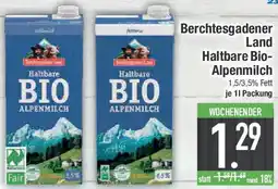 E-Center Berchtesgadener Land Haltbare Bio-Alpenmilch Angebot