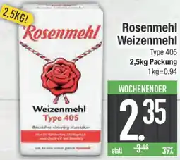 E-Center Rosenmehl Weizenmehl Angebot