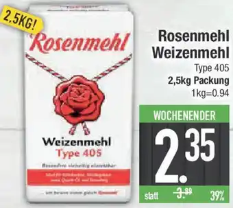 E-Center Rosenmehl Weizenmehl Angebot