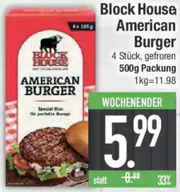 E-Center Block House American Burger Angebot
