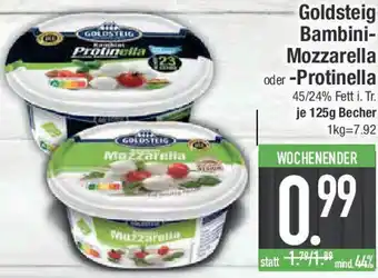 E-Center Goldsteig Bambini Mozzarella oder Protinella Angebot