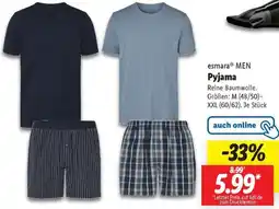 Lidl esmara MEN Pyjama Angebot