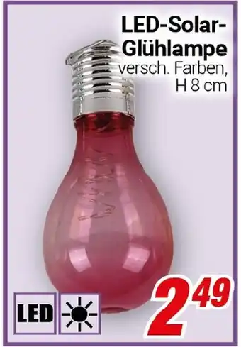 CENTERSHOP LED-Solar Glühlampe Angebot