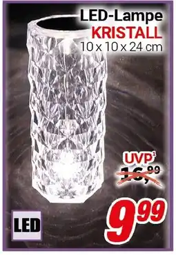 CENTERSHOP LED-Lampe KRISTALL Angebot