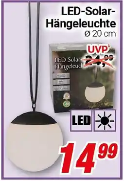 CENTERSHOP LED-Solar Hängeleuchte Angebot