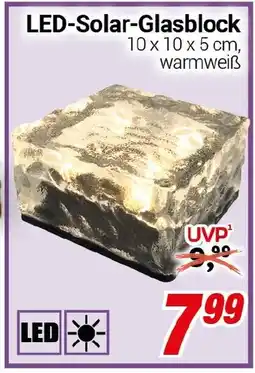 CENTERSHOP LED-Solar-Glasblock Angebot