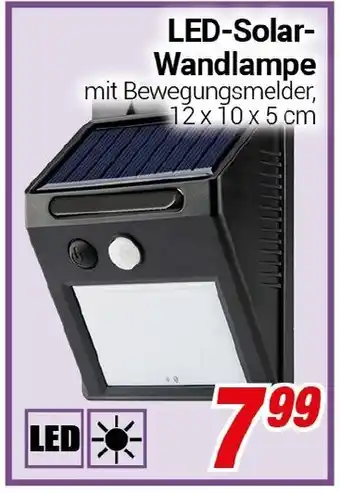 CENTERSHOP LED-Solar Wandlampe Angebot