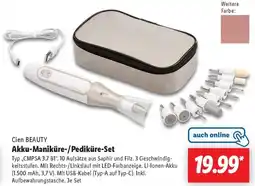 Lidl Cien BEAUTY Akku-Maniküre-/Pediküre-Set Angebot