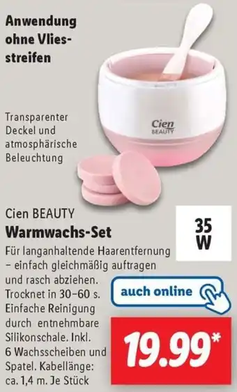 Lidl Cien BEAUTY Warmwachs-Set Angebot