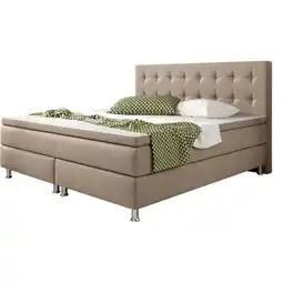 Netto Marken-Discount Inter Trading Boxspringbett Köln 180 x 200 cm, vers. Farben- muddy Angebot