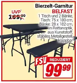 CENTERSHOP Bierzelt-Garnitur BELFAST Angebot