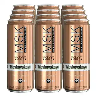 Netto Marken-Discount Moskovskaya MSK Moscow Mule 10,0 % vol 0,33 Liter, 12er Pack Angebot