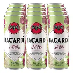 Netto Marken-Discount Bacardi Razz Mojito 10,0 % vol 0,25 Liter, 12er Pack Angebot