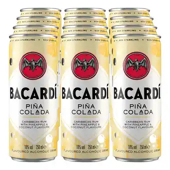 Netto Marken-Discount Bacardi Pina Colada 10,0 % vol 0,25 Liter Dose, 12er Pack Angebot