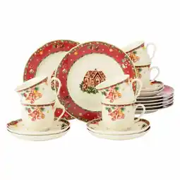Netto Marken-Discount Seltmann Weiden Kaffeeservice Marieluise Weihnachtsnostalgie 18er Set Angebot