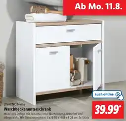 Lidl LIVARNO home Waschbeckenunterschrank Angebot