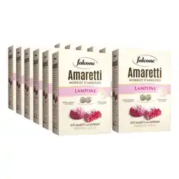 Netto Marken-Discount Falcone Amaretti Morbidi d‘Abruzzo Lampone - Himbeere 170g, 12er Pack Angebot