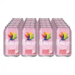 Netto Marken-Discount Rubicon Sparkling Lychee 0,33 Liter Dose, 24er Pack Angebot