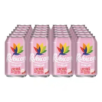Netto Marken-Discount Rubicon Sparkling Lychee 0,33 Liter Dose, 24er Pack Angebot