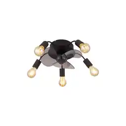 Netto Marken-Discount Deckenventilator, schwarz, Fernbedienung, D 42 cm Angebot