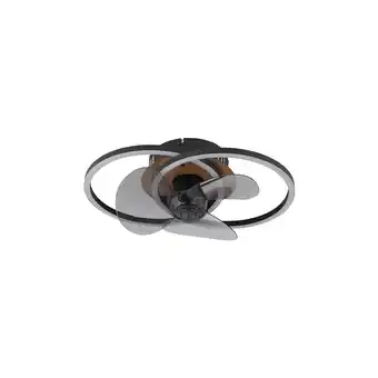 Netto Marken-Discount LED Deckenventilator, Fernbedienung, Holzoptik, L 42 cm Angebot