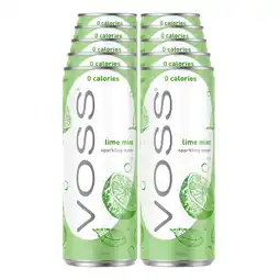 Netto Marken-Discount Voss Sparkling Water Lime & Mint 0,33 Liter Dose, 10er Pack Angebot