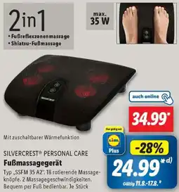 Lidl SILVERCREST PERSONAL CARE Fußmassagegerät Angebot