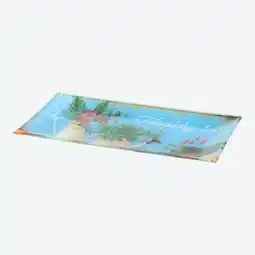 NKD Servierplatte aus Soda-Glas in verschiedenen Designs und Größen Angebot