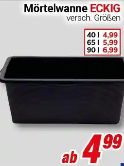CENTERSHOP Mörtelwanne ECKIG Angebot