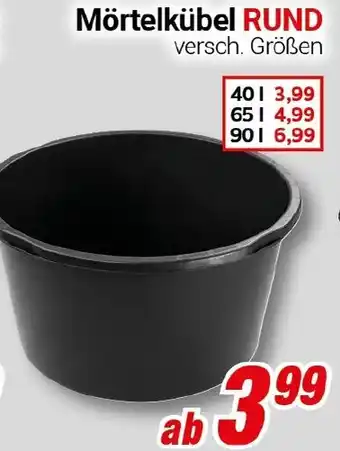 CENTERSHOP Mörtelkübel RUND Angebot