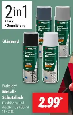 Lidl Parkside Metall Schutzlack Angebot