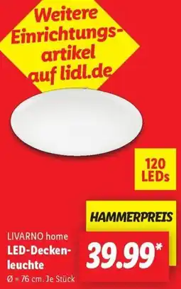 Lidl LIVARNO home LED-Deckenleuchte Angebot