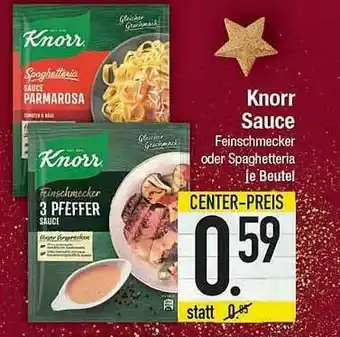 E-Center Knorr Sauce Angebot