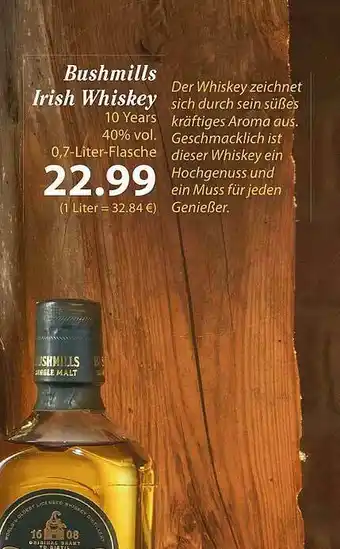 Famila Nord Ost Bushmills Irish Whiskey Angebot