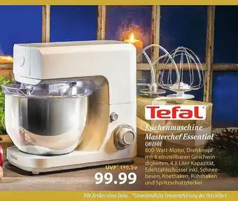 Famila Nord Ost Tefal Küchenmaschine Masterchef Essential Wb1501 Angebot