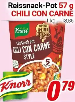 CENTERSHOP Knorr Reissnack-Pot CHILI CON CARNE Angebot
