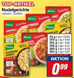 CENTERSHOP Knorr Nudelgerichte Angebot