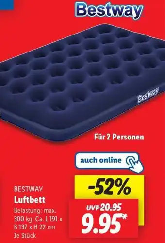 Lidl BESTWAY Luftbett Angebot