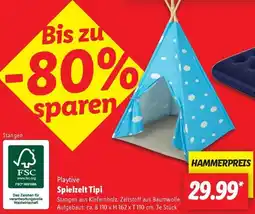 Lidl Playtive Spielzelt Tipi Angebot